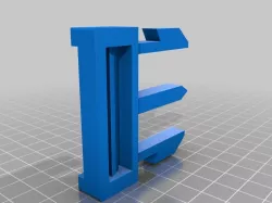 3 pronged Clip for Toolbelt or Luggage strap, easy to modify