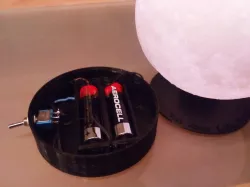 AA Battery base for glowing moon