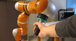 Adapter for ATI nano25 Force/Torque Sensor to KUKA LWR Robot