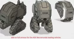 add-on full arnour 40K Necromunda loading vehicles