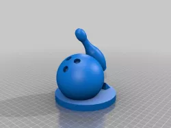 Bowling ball trophy