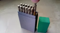  Box for hex shank drill bits