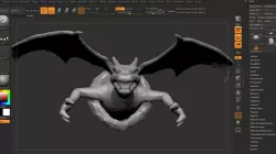 BUSTO CHARIZARD CON TEXTURA DE DRAGON 