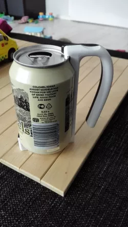 can handle euro model (for 0,33l can)