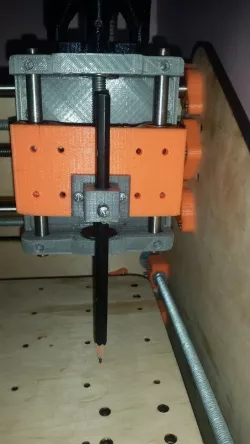 CNC mill 3D printed Pen Holder