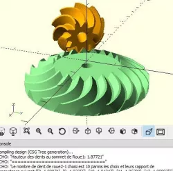 Configurable Paired Crown Gear 
