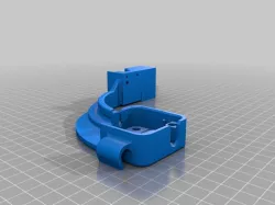 CR-10S Extruder Cover and Stock Filament Sensor with cleaner 90 to the front