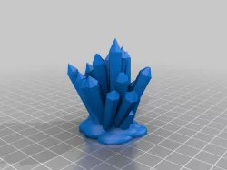 Crystals Growing out of Stones