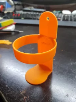 Cup holder with screw mount arcade