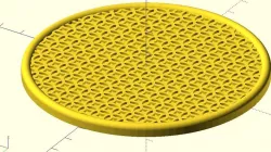 Customizable Circles Coaster