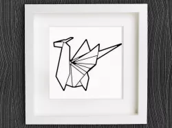 Customizable Origami Dragon