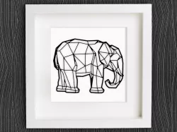 Customizable Origami Elephant