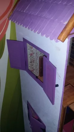 Dollhouse shutter windows