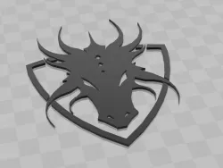 Dragon Shield 2D Artwork