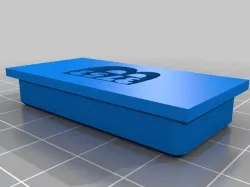 End Caps for 2x1x0.063 Aluminum Box Extrusions from AndyMark (am-3214-6) for FRC team 3753 the Bulahbots!
