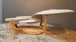 Enterprise D 1:2000 model display stand