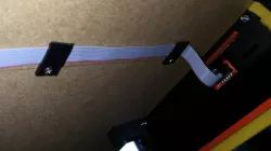 Flat ribbon cable holder/guide