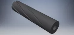 Fluted Airsoft Mock Suppressor