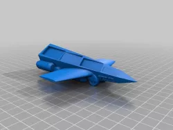 Futuristic Flying Station Wagon "WagenCorps Velie AD"
