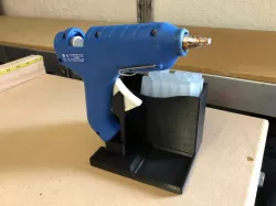 Glue Gun Caddy Stand w Cord Wrap