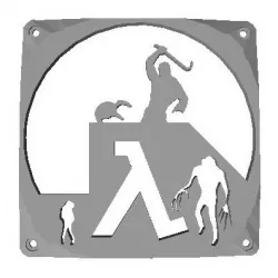 Half-Life Black Mesa 140mm Fan Grill