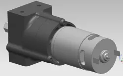 Harbor Freight Gearbox Conversion to Ball Bearing Support on a Diet