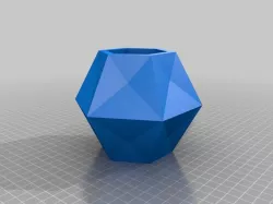 Hexagonal vase