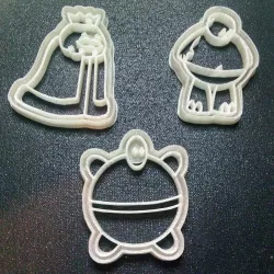 Homestar Runner Cookie Cutter Set #3