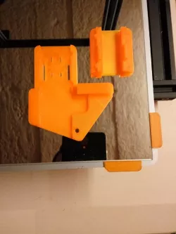 Ikea LOTS mirror bed bracket for CR-10 with cable strain relief