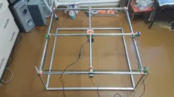 Just Another One Mostly Printed CNC (jaoMPCNC). Laser engraver cutter XY 1m x 1m x 0.5m d25 version.