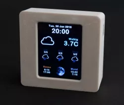 Larger Case for Adafruit ESP8266 Color WiFi Weather Station