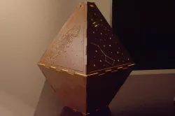 Laser Cut Constellation Lamp