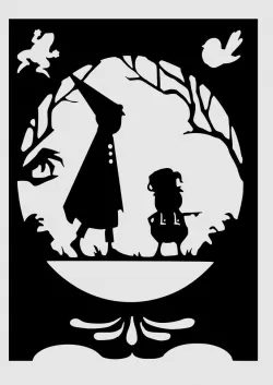Lasercut Lantern - Over the Garden Wall