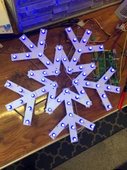 LED Pixel Bulb SnowFlake 