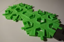 LEGO DUPLO train track hexagon crossing