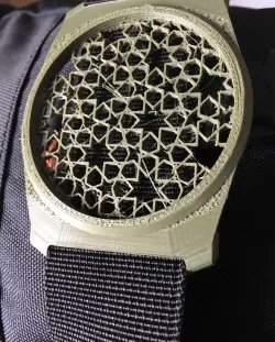 Lenscap buckle 58mm holder oriental design