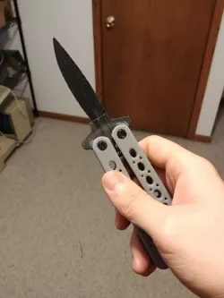 MakerModel42 Butterfly Knife (fully 3D printed)