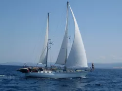 Mikado sailboat