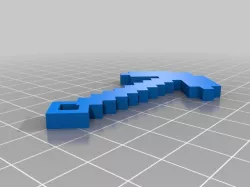 Minecraft Axe Keychain