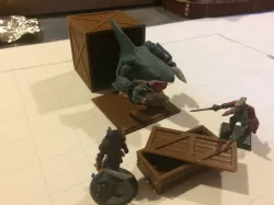 Miniature Hollow Cargo Crates