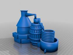 moonshine still blueprints 3d models 【 STLFinder