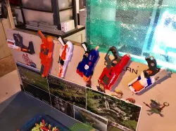 Nerf Accessories ( Flip clip bridge, Dart Clip wall mount, Blaster hook