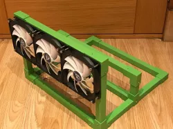 Open Air GPU Mining Rig 