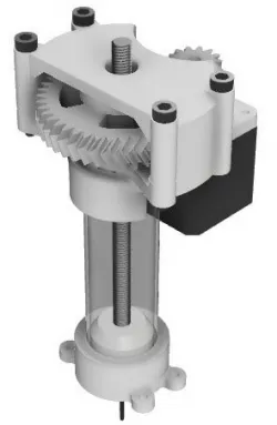 Paste extruder adaptation for 50ml syringe