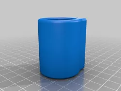 Picatinny rail flashlight holder
