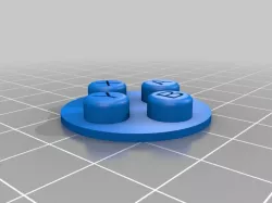 PiGRRL Zero Buttons with 3DS Letters