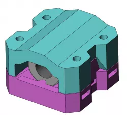 Reduced Binding Y bearing Block for Zaribo & Haribo