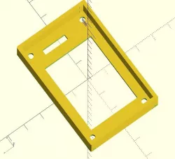 RF Module tray for retrofit to antique RC transmitter