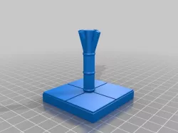 RPG Dungeon Tile 2x2 With Pillar (EP Tiles)
