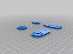 Servo City Cascading X-Rail Plastic Pieces